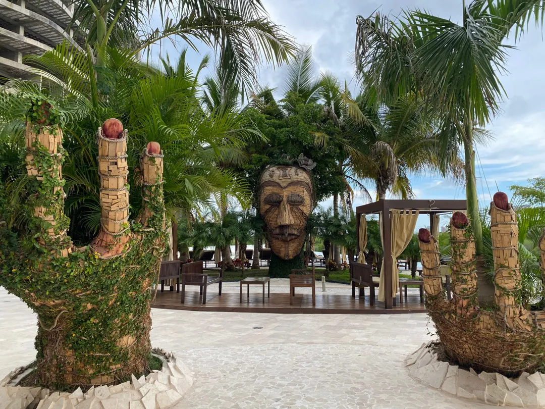 área de amenidades departamento renta marina