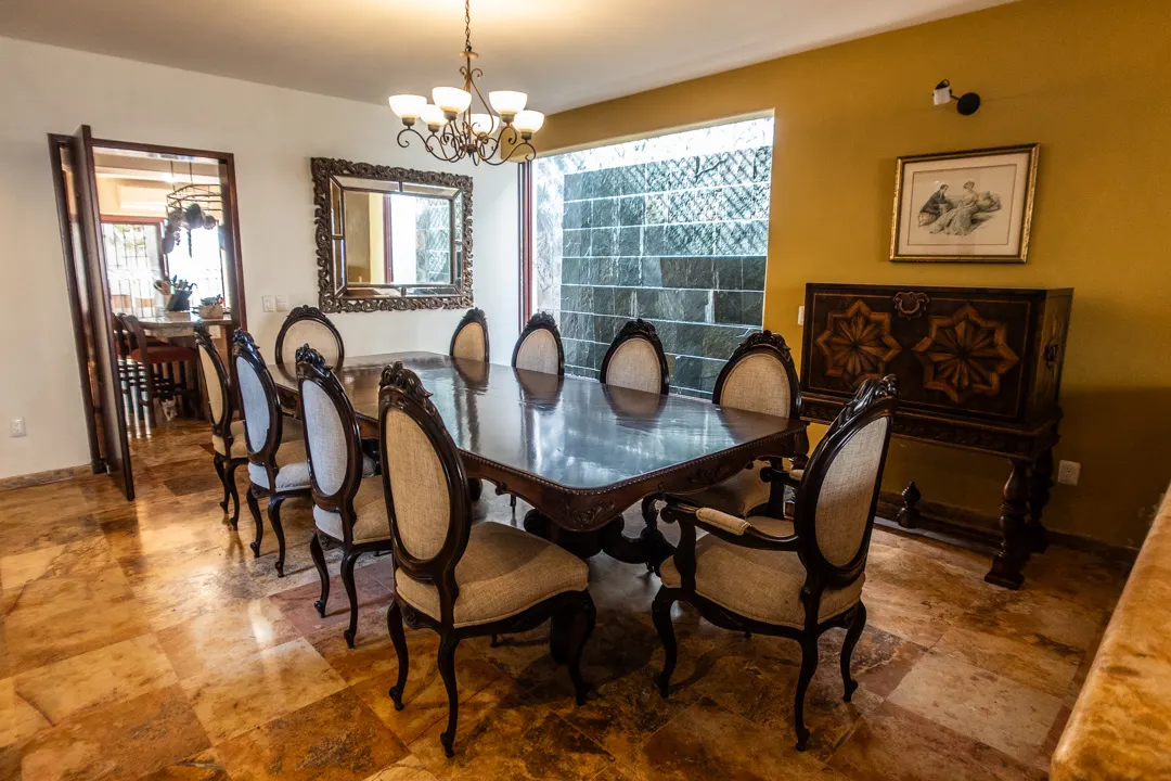 comedor para 10 personas Casa de Lujo en Centro Histórico Mazatlán