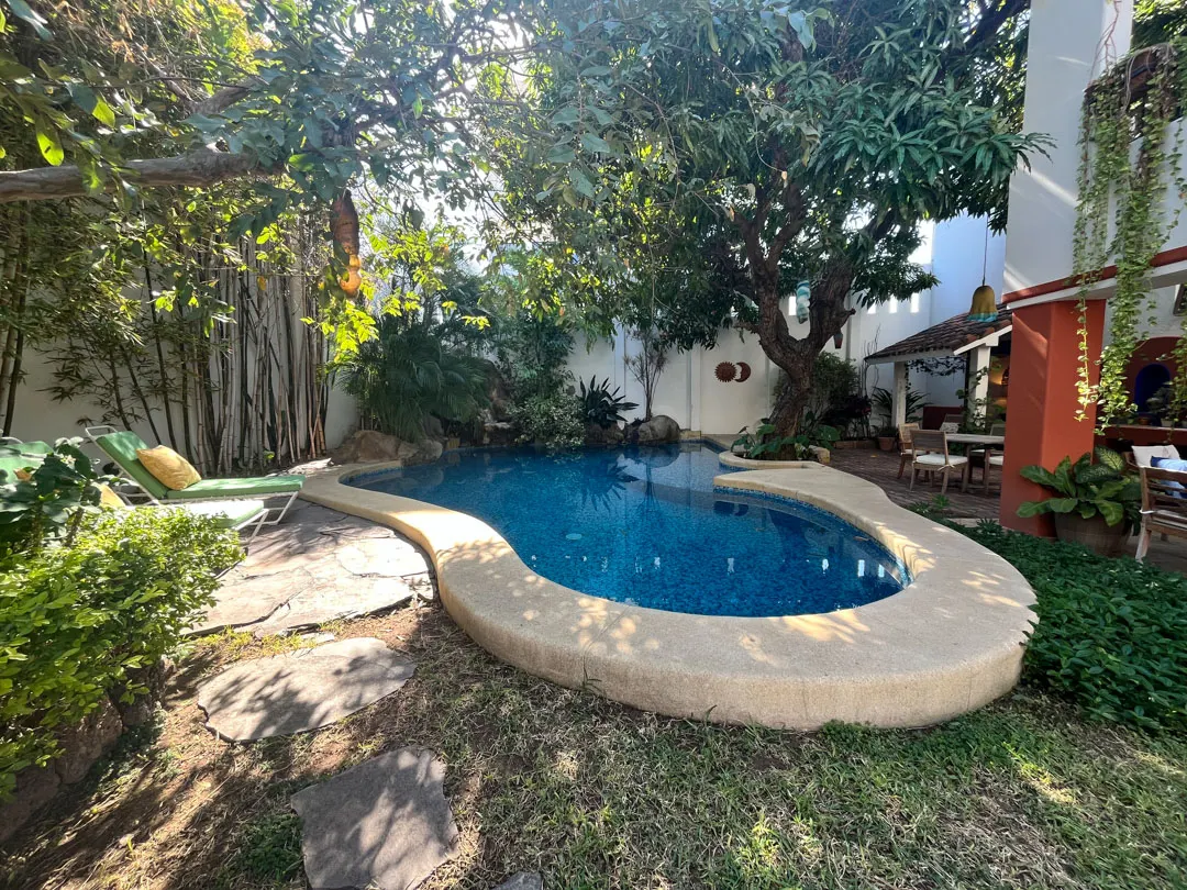 vistas alberca Casa de Lujo en Centro Histórico Mazatlán