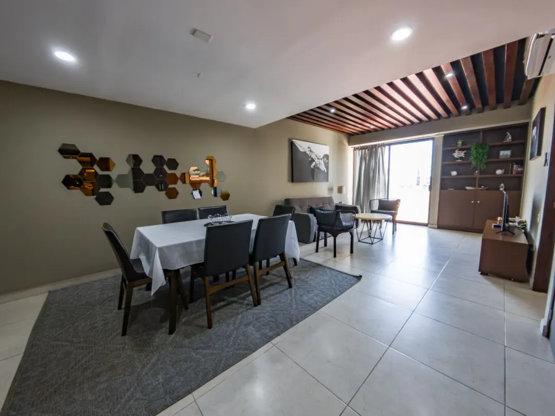 comedor y sala departamento venta torre baluarte