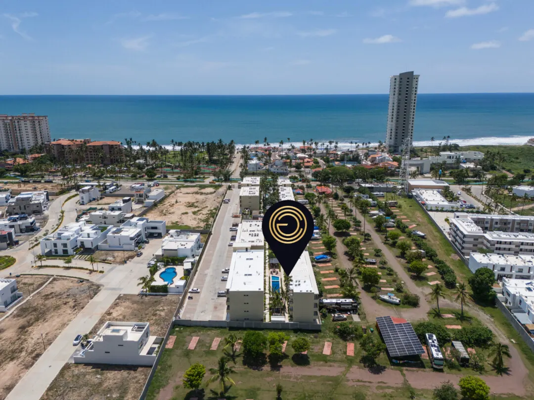 ubicación en el complejo del departamento renta oceana cerritos