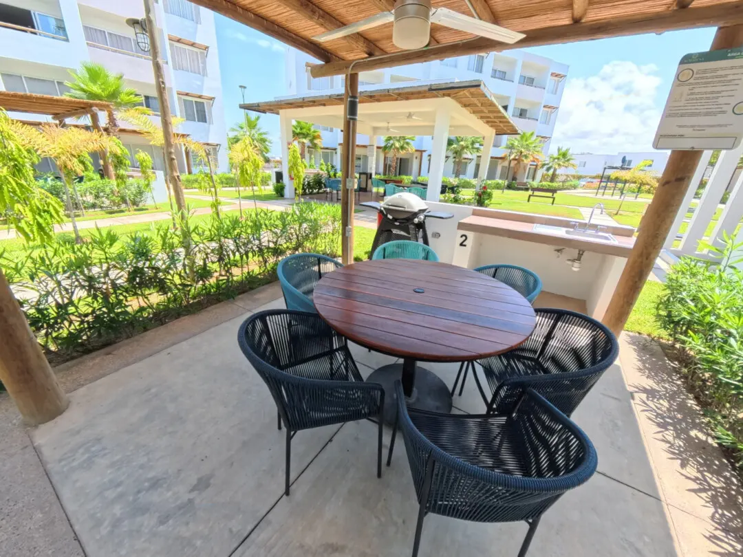 mesa con asador departamento venta almarena