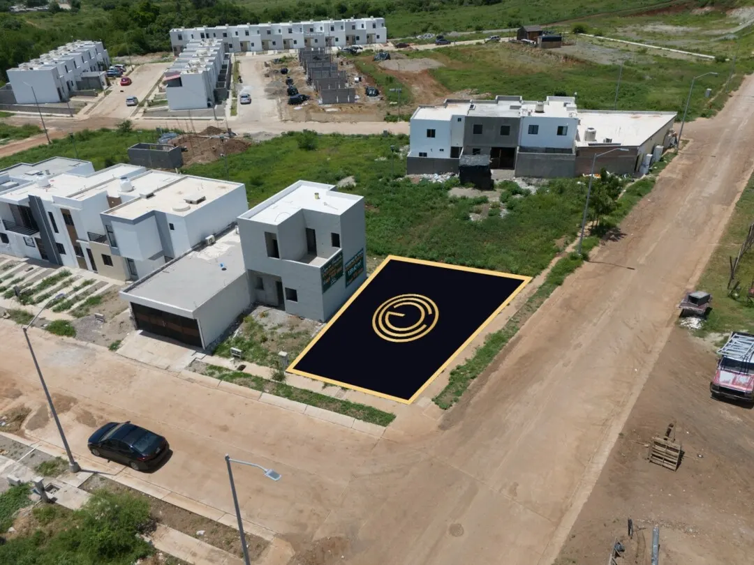 vista área de Terreno en venta Rincon Real Mazatlán