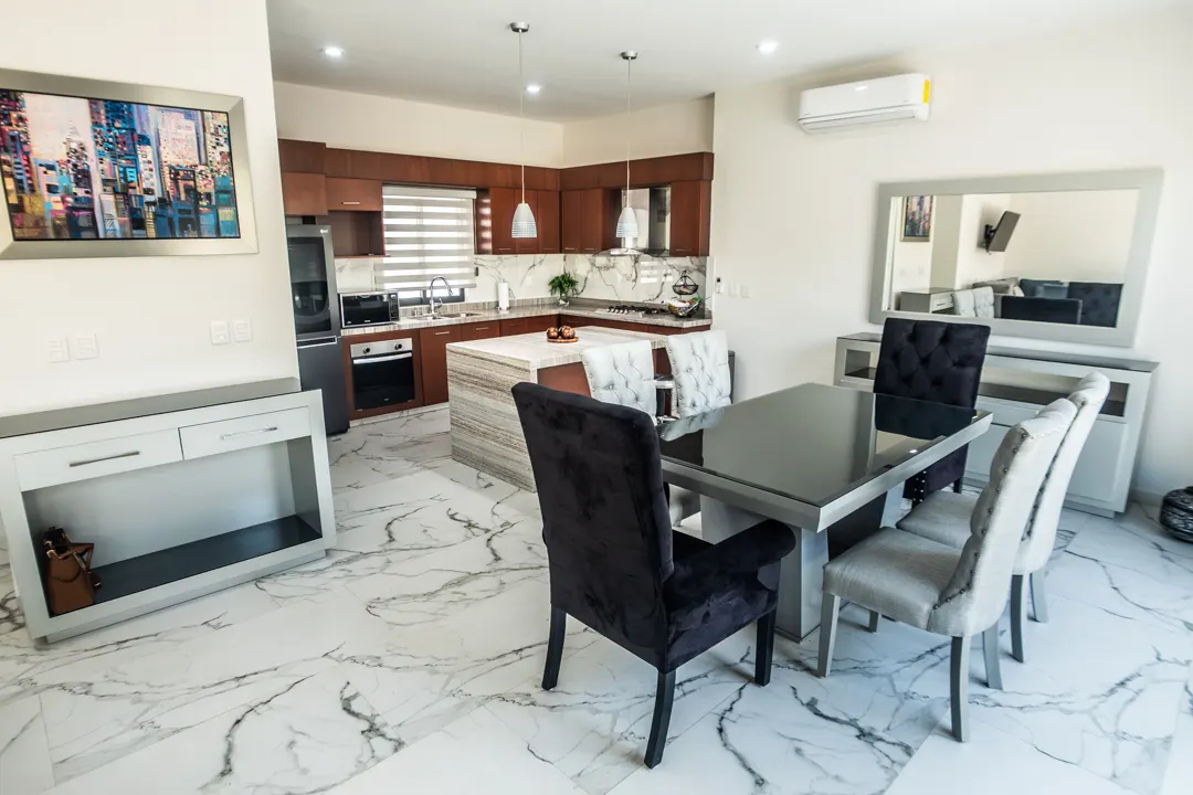 comedor cocina Casa en venta Altabrisa Residencial Cerritos Mazatlan