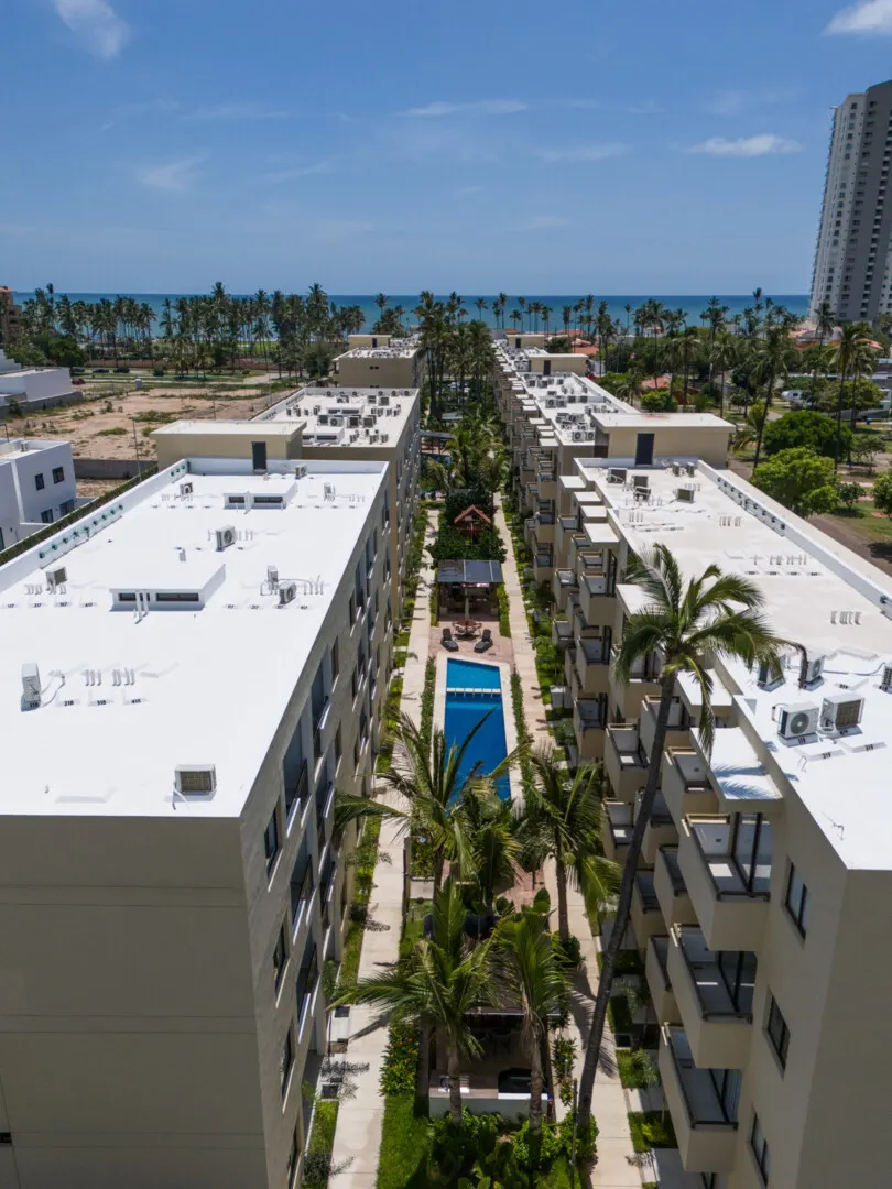 Departamento Renta Oceanna Mazatlan Cerritos vista aerea