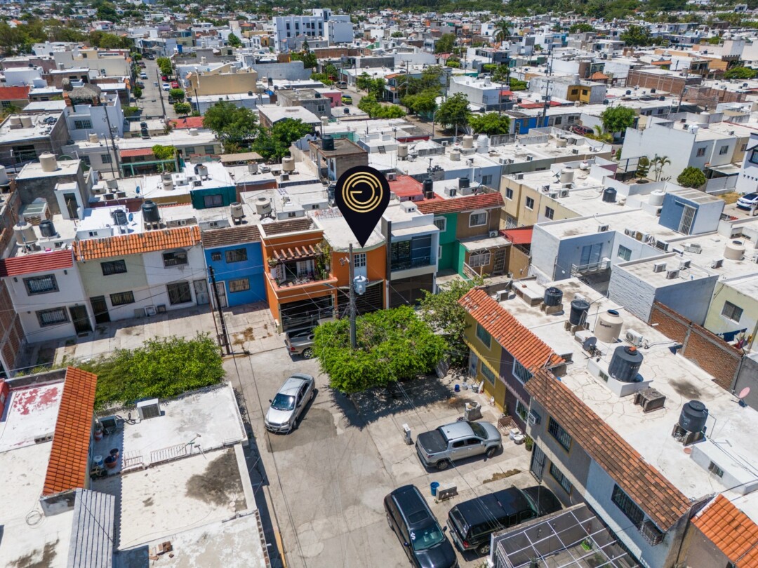 default Vista aérea de la colonia Los Venados, cerca de Jabalíes, Mazatlán