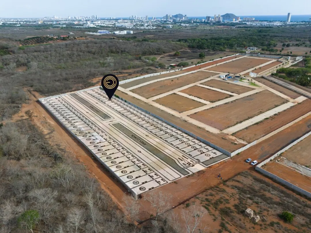 default Vista aérea de El Palmar Residencial Coto 4 a 3 minutos de la playa en Mazatlán