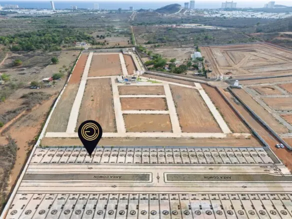 Terreno para construir en El Palmar Residencial Coto 4 con vista a Mazatlán