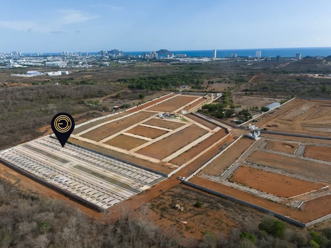 default Fraccionamiento El Palmar Residencial cerca de la playa en Mazatlán, vista drone
