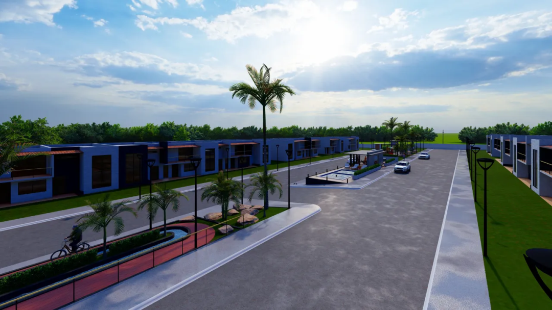 Terreno Palmar Ale (2) Terreno en venta en El Palmar Residencial Coto 4, calle residencial en Mazatlán