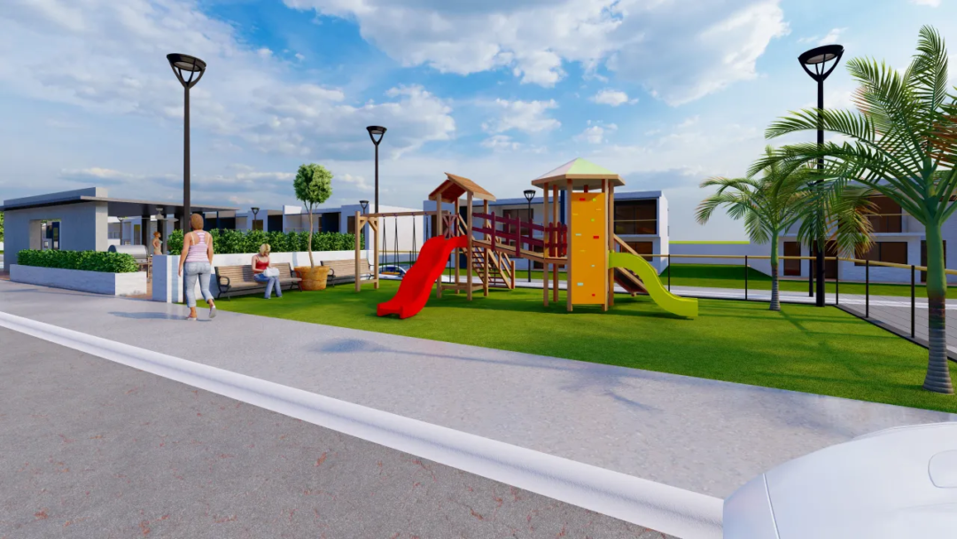 Terreno Palmar Ale (3) Juegos infantiles y áreas verdes en El Palmar Residencial Coto 4