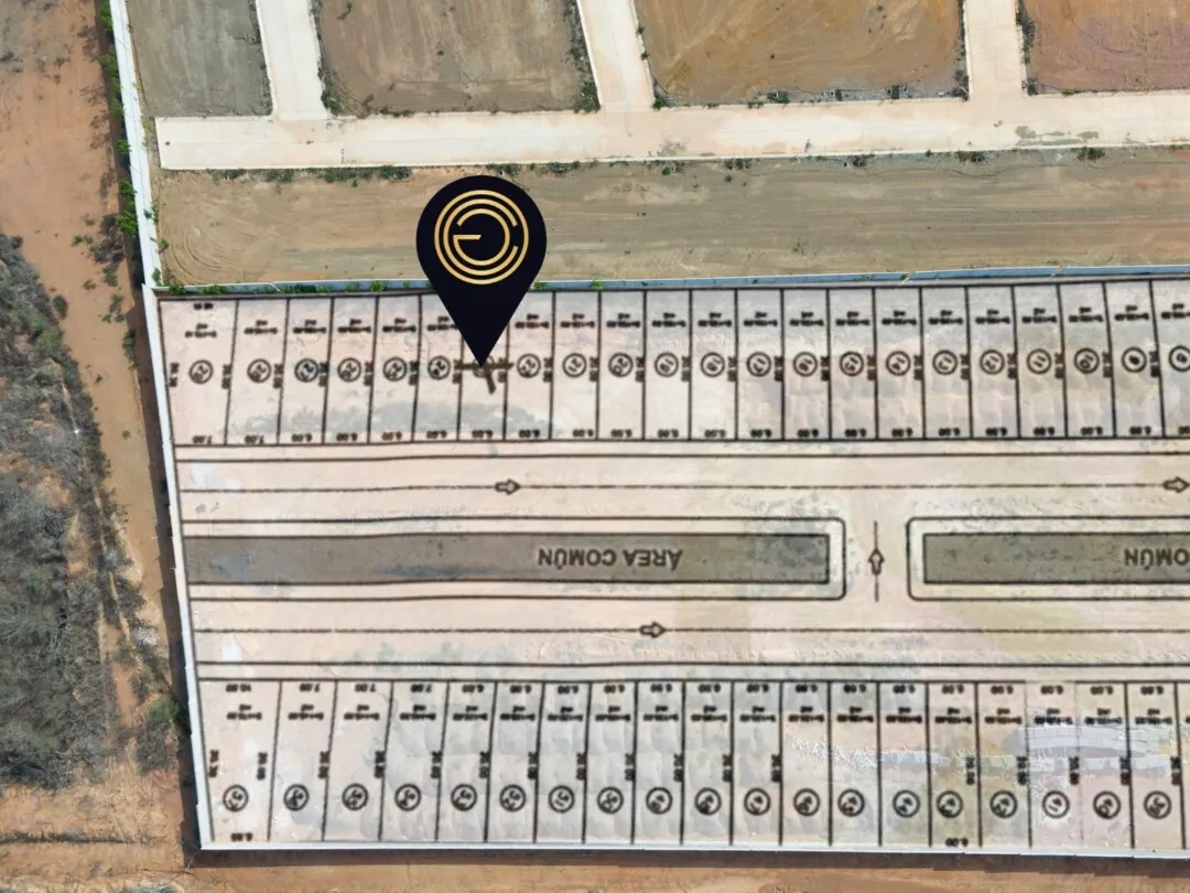 default Plano de lotes en venta en El Palmar Residencial Coto 4 con ubicación del terreno