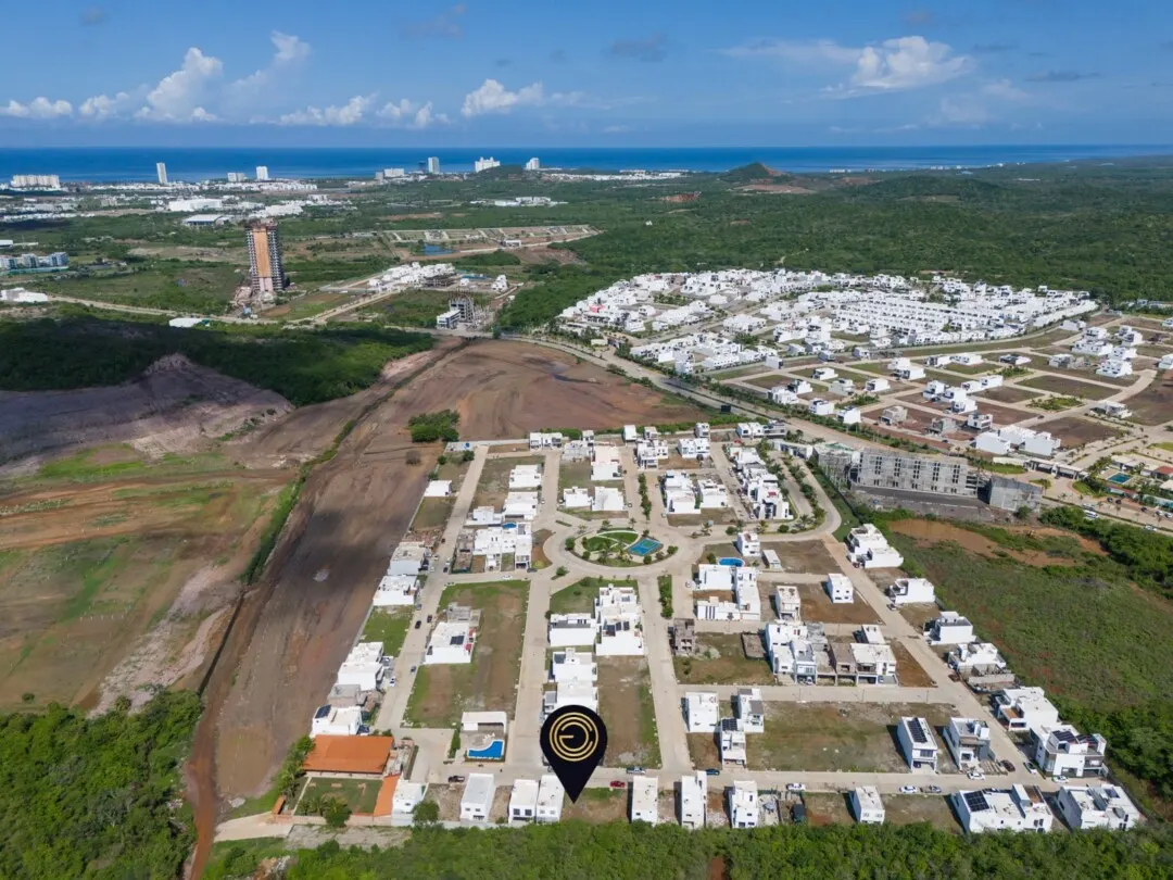 default Ubicación del terreno en el fraccionamiento Pacífico Hills, zona norte de Mazatlán, cerca de la costa