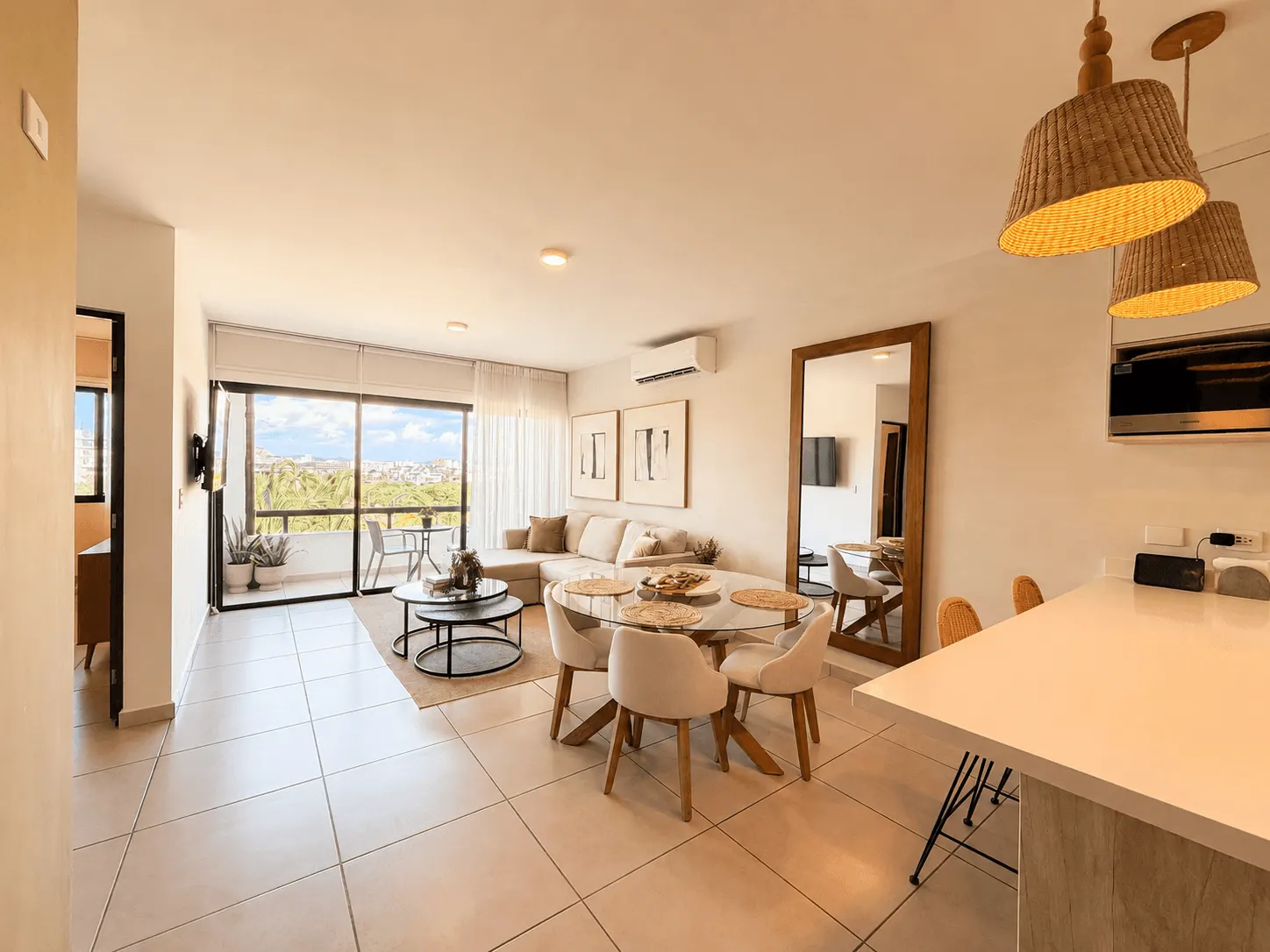 departamento-venta-palmillas-cerritos-luis10 Sala comedor departamento en venta Palmilla Residencial Cerritos Mazatlán