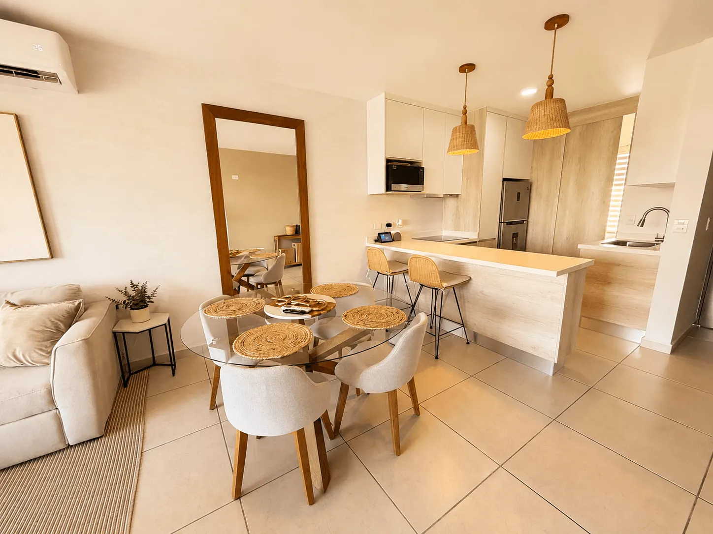 departamento-venta-palmillas-cerritos-luis13 Comedor y cocina departamento en venta Palmilla Cerritos